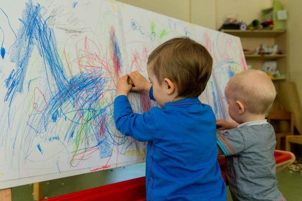 Malen in Kindertagesstätten